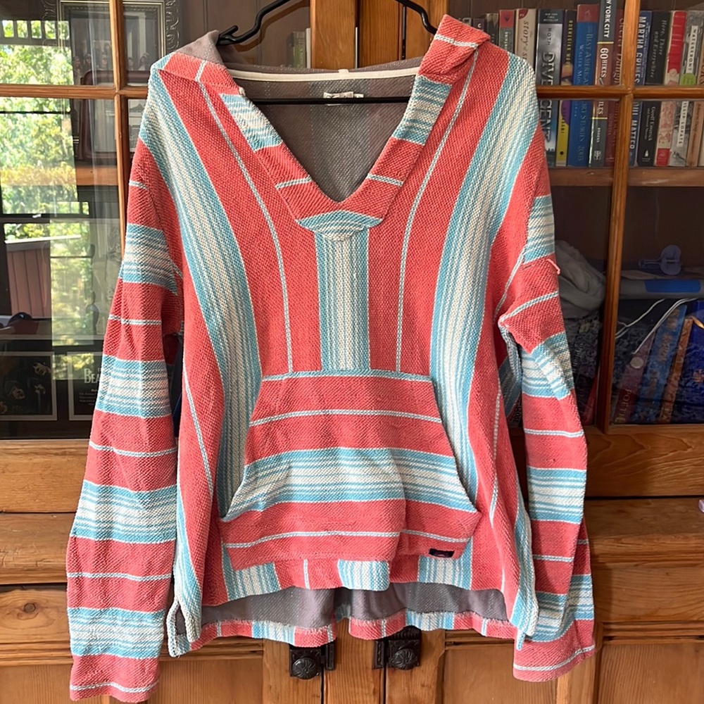 Women’s Faherty sweatshirt striped medium